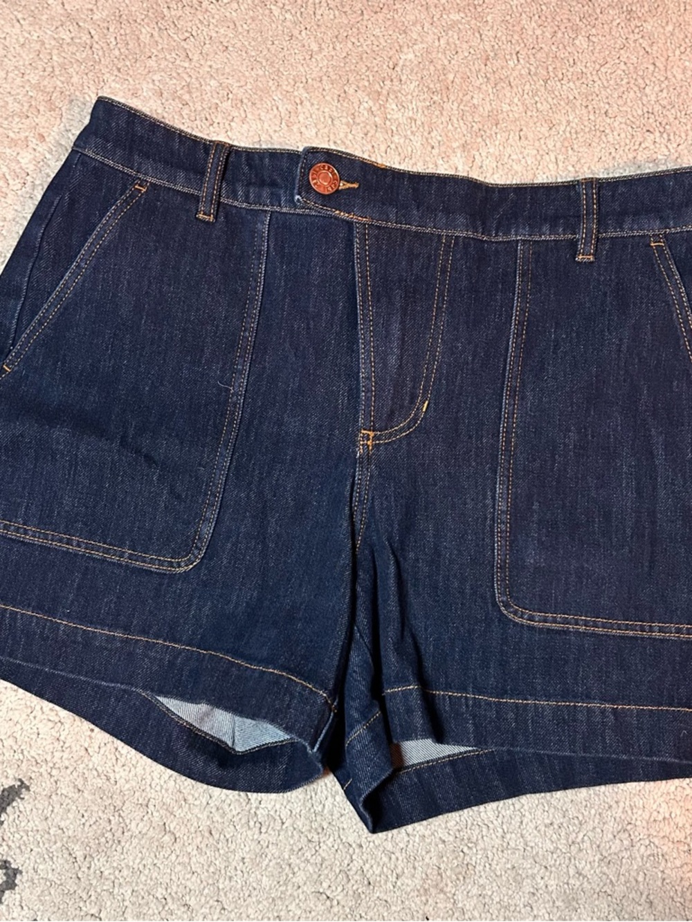 CAbi Denim Tomboy Shorts - Sz 8
